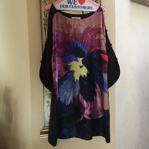 Tibi Silk Floral Dress