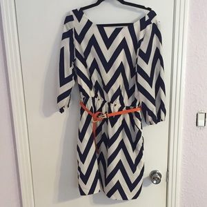Gianni Bini chevron dress.