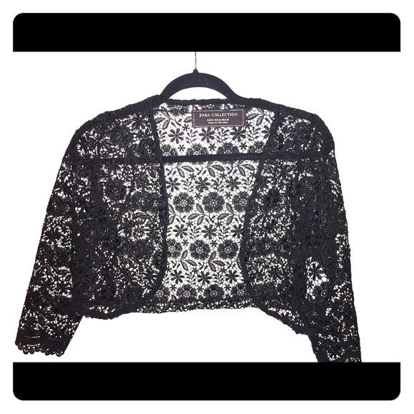 Zara lace caplet