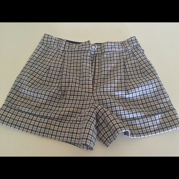 Club Monaco Plaid Shorts