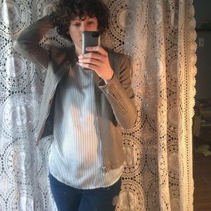 Express / Faux-leather motorcycle jacket