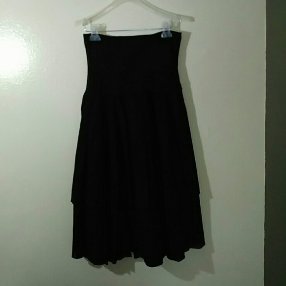 Lapis strapless dress