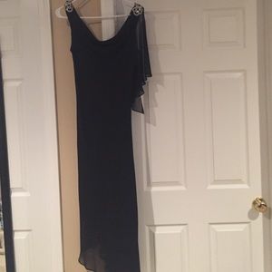 Black evening gown