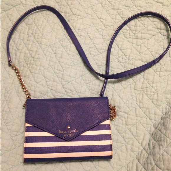 Dark blue Kate Spade Envelop cross body