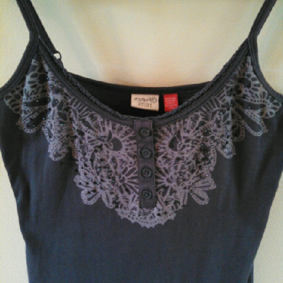 ESPRIT Beaded Camisole Summer Tank Top - Picture 3 of 4