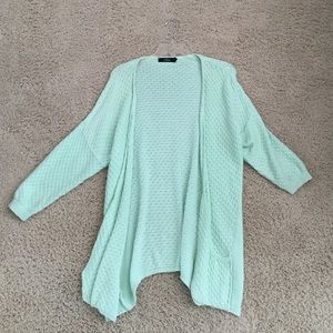 Mint Green Slouchy Cardigan