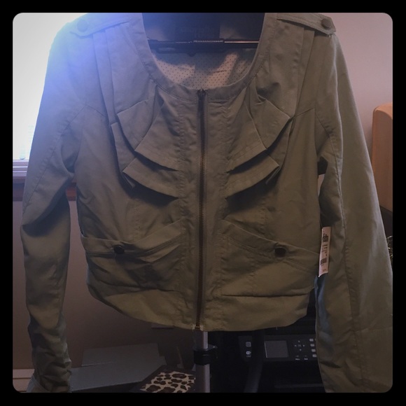 NWT greenish bomber jacket