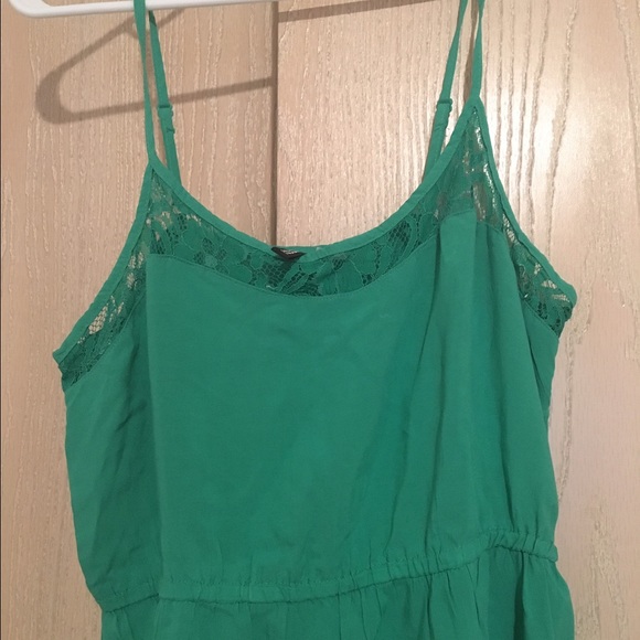 H&M green summer dress