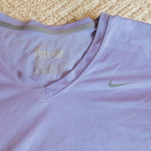 Nike Dri Fit Purple Workout Athletic Tee