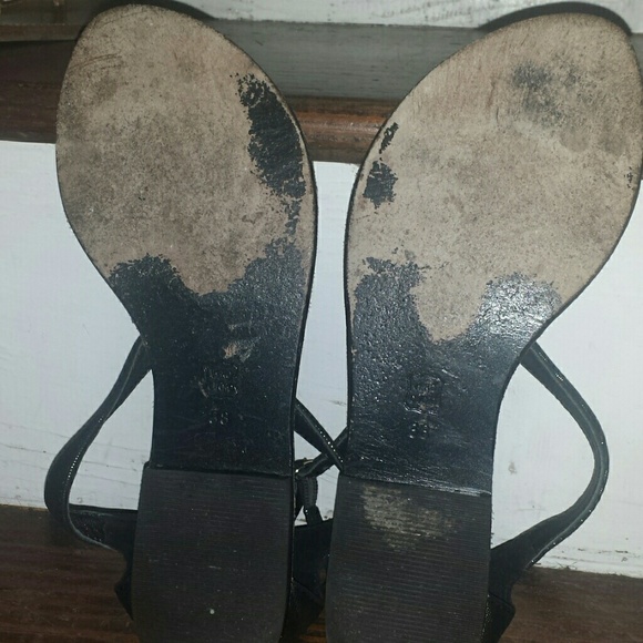 SOLD.  Gorgeous black sandals - Picture 3 of 4