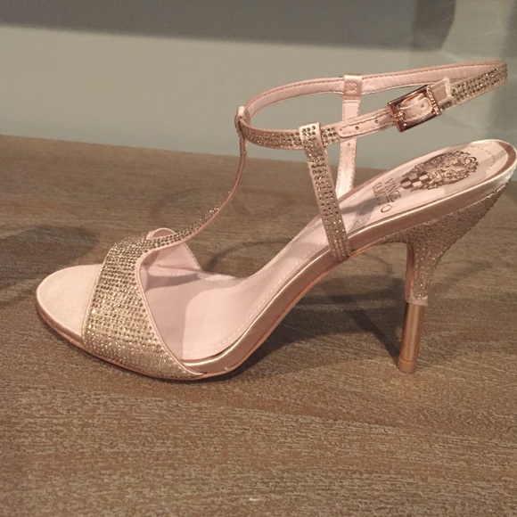 Vince Camuto Petal Satin Vero Cuoio Heels