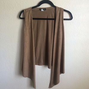 suede cardigan