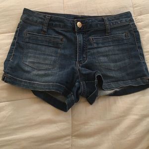 Denim shorts