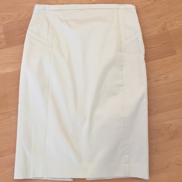 Lined taupe skirt