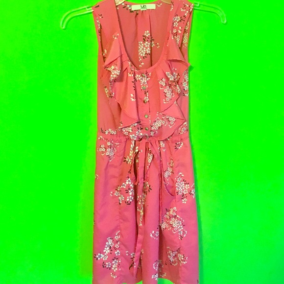 Playful Pink Floral Dress