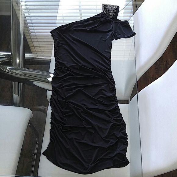 Beaded Shoulder Dress