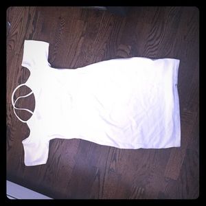 SOLD NWT white fitted dress