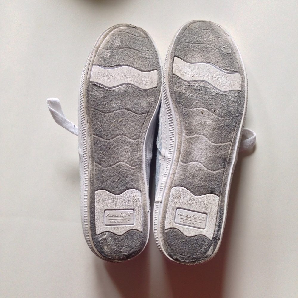 Women's baby blue converse sneakers - Picture 6 of 6