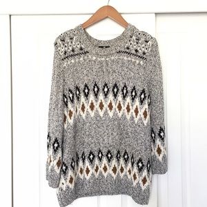 H&M tribal print sweater
