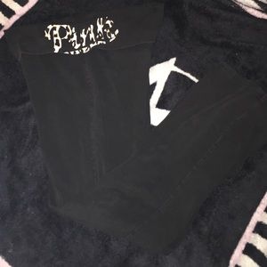 PINK BOOTCUT YOGA PANTS