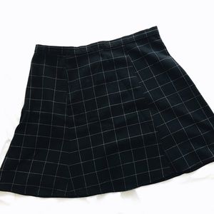 AA Grid circle skirt