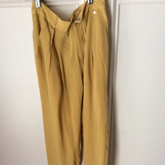Anthropologie Silk Pants - Picture 3 of 3