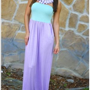 Mint and Purple Maxi