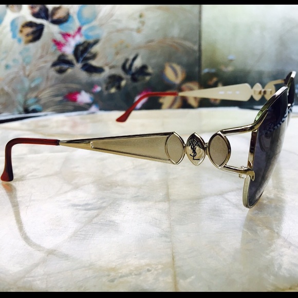 New Yves Saint Laurent Vintage Aviator Sunglasses