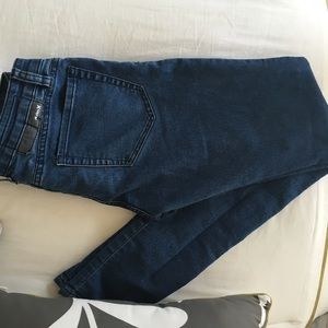 HURLEY LOW WAISTED DARK DENIM JEANS
