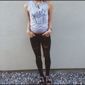 Blank Denim ripped jeans