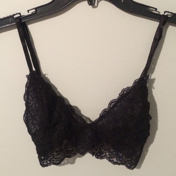 Nasty Gal black lace bralette