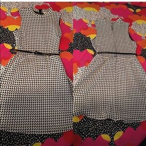 Cute black and white chevron dress!!