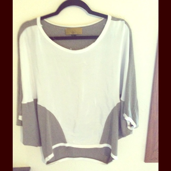 NICOLE MILLER Bat-Wing top