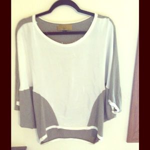 NICOLE MILLER Bat-Wing top