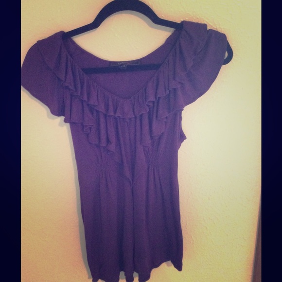 BCBG Flutter Sleeve Tank