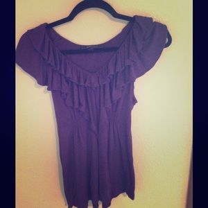 BCBG Flutter Sleeve Tank