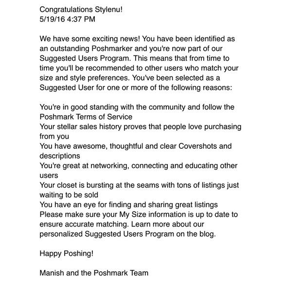 Posh Ambassador is the new Suggested User! - Picture 2 of 3