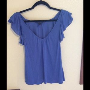 BCBG Flutter Sleeve Tank