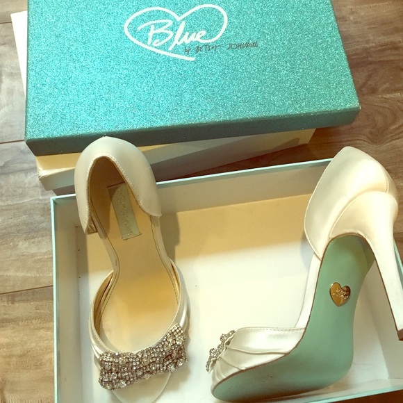Betsey Johnson "Blue" heels- Bridal