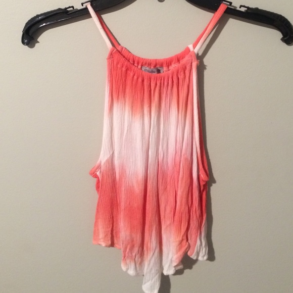 Tie Dye halter crop top