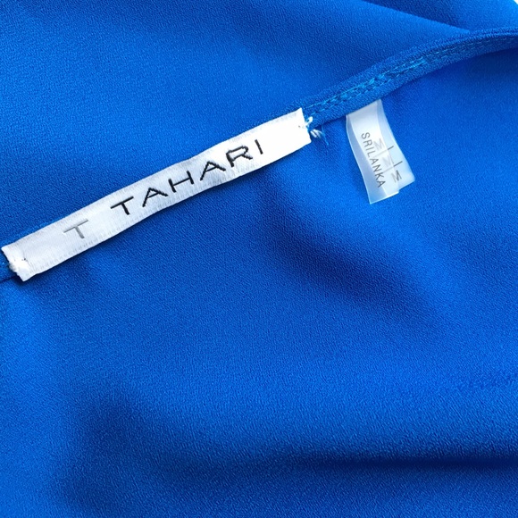 T Tahari blue top - Picture 2 of 4