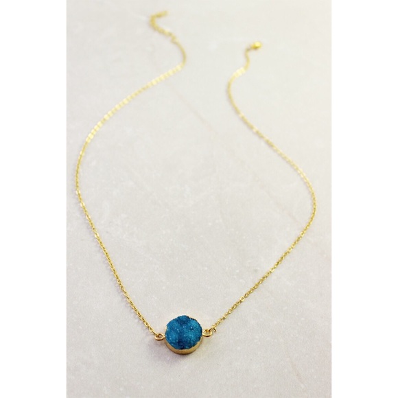 LAST ONE //Druzy Necklace - Picture 2 of 4