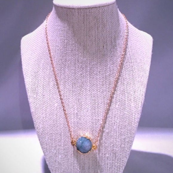 LAST ONE //Druzy Necklace - Picture 4 of 4