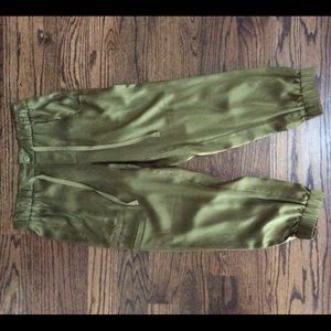 Anthropologie Silk Pants