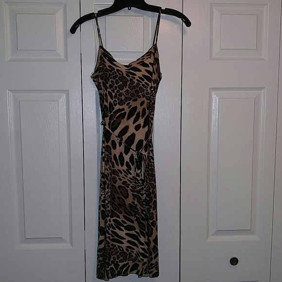 Animal print dress