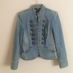 INC Military Denim Jacket