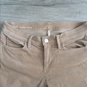 Ann Taylor Loft Modern Skinny corduroy Pants