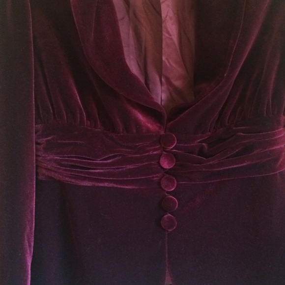 Velvet blazer - Picture 2 of 4