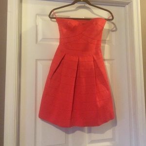 Coral express fit and flare dress