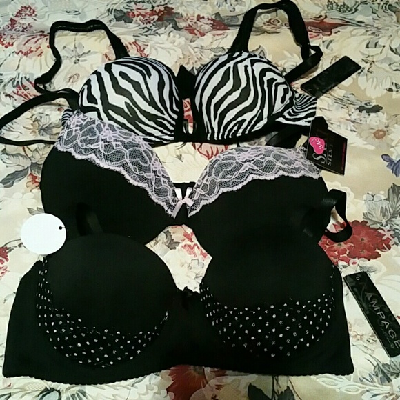3 NWT 34C BRAS